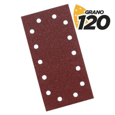 Blim Confezione da 10 Carta Abrasiva con Velcro per Levigatrice BL0123 - Grana 120 - Formato Rettangolare