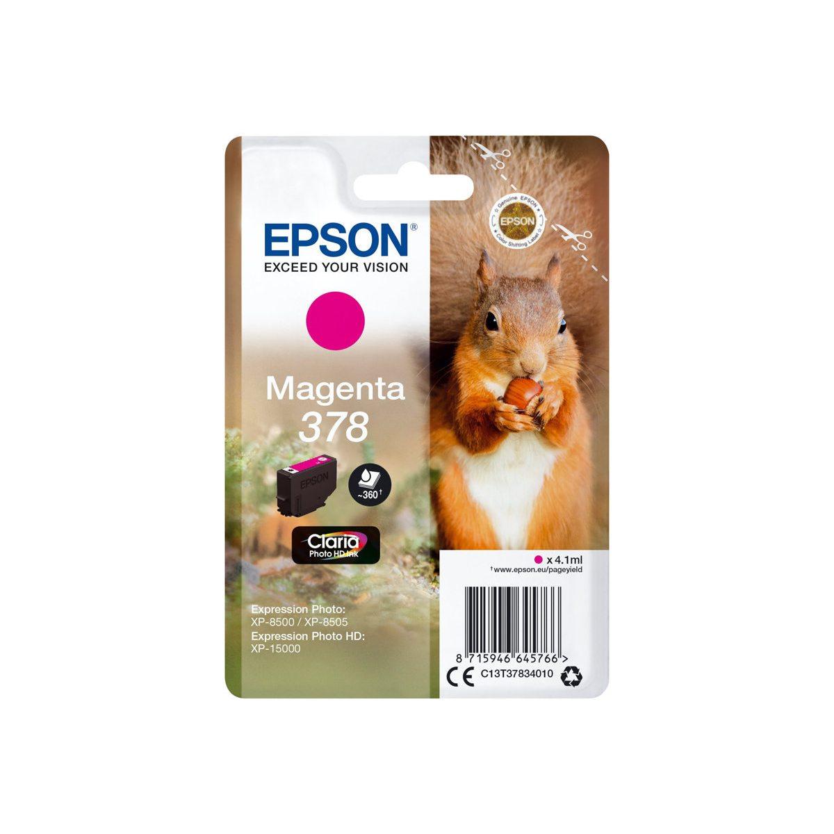 Cartuccia Originale (T3784, 378) EPSON Stylus XP8500 (360pag) GIALLO