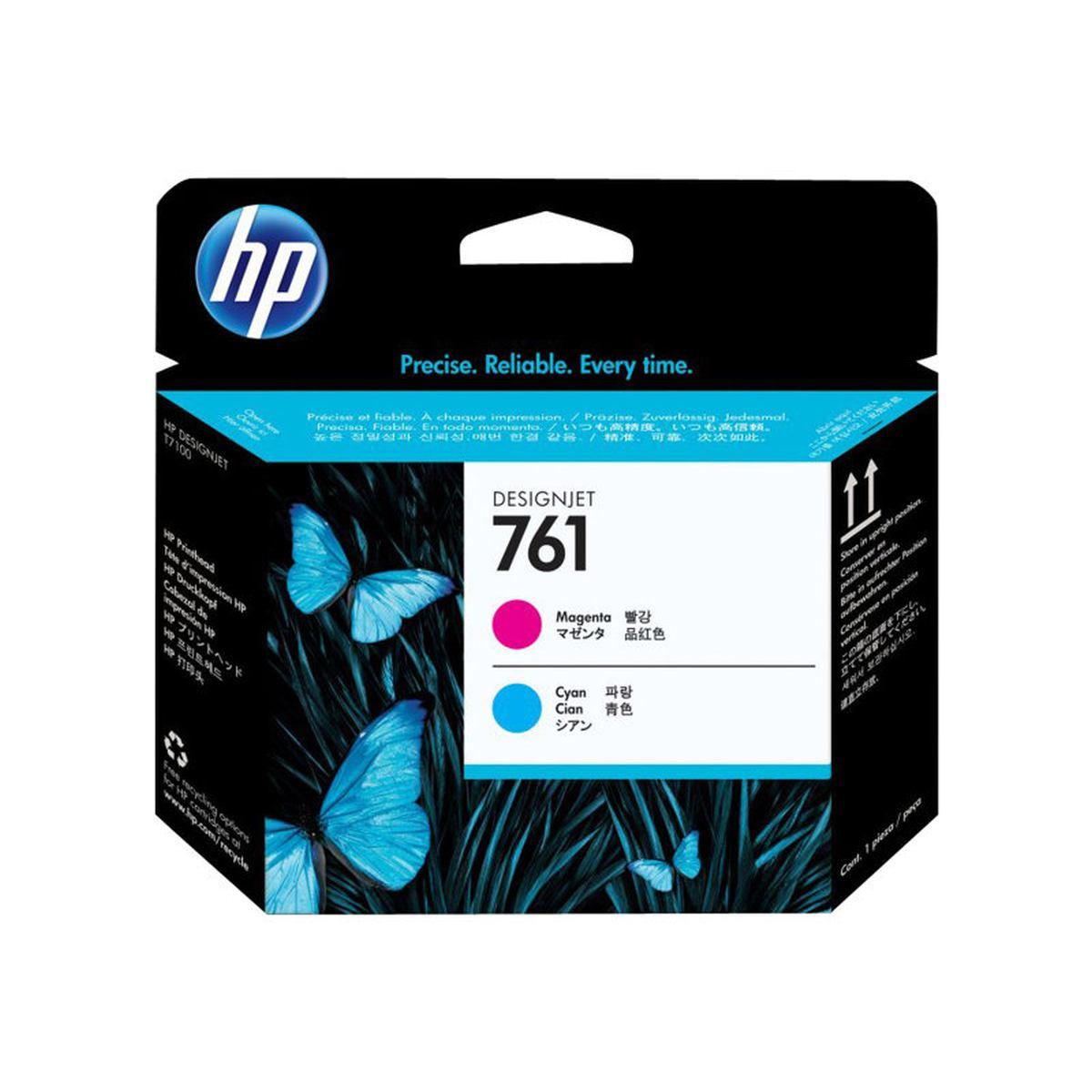 Testina Originale (761, CH646A) HP DesignJet T7100 - CIANO e MAGENTA