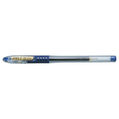 Penna gel Pilot G1 Grip - Ricaricabile - Impugnatura in gomma - Punta a sfera da 0,5 mm - Color Blu