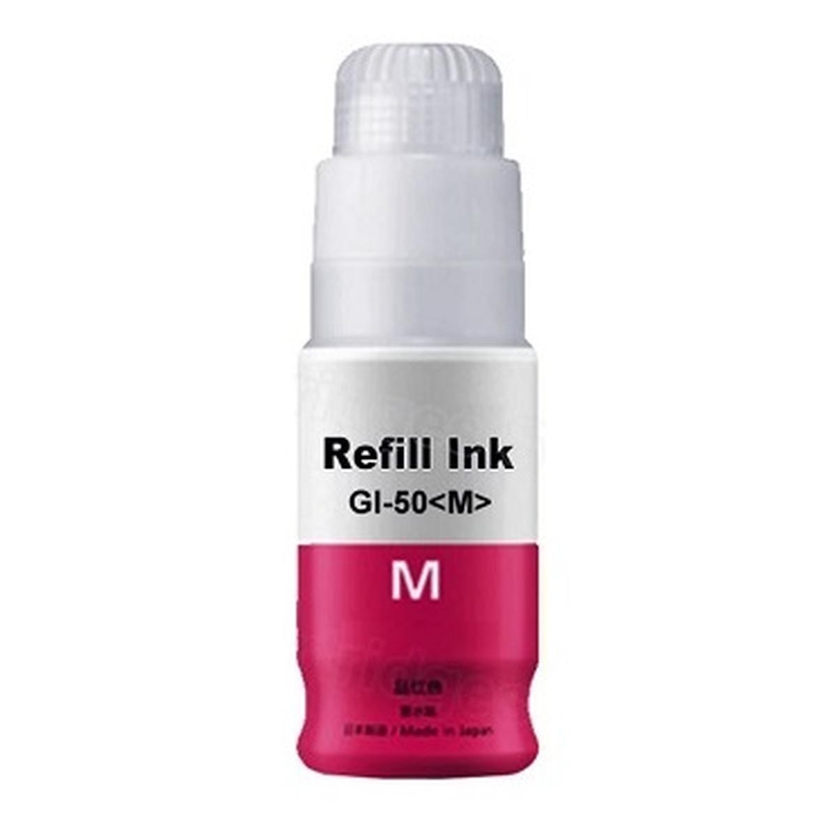 Inchiostro Compatibile (GI-50, GI-50M, 3404C001) per Canon Pixma G5050 (7,7K) MAGENTA