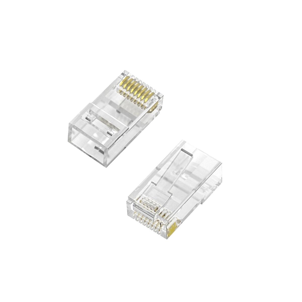 Connettori RJ45 8 Fili CAT.6 AWG24 Aisens Confezione da 100