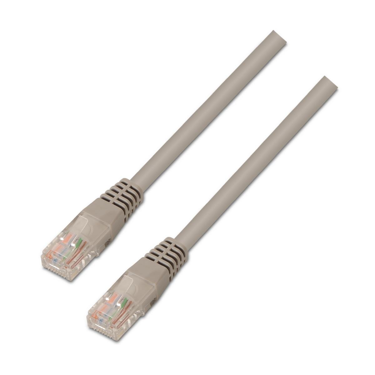 Cavo di Rete RJ45 Cat.6 UTP AWG24 Aisens - 1.0m - 10/100/1000 Mbit/s - Colore Grigio