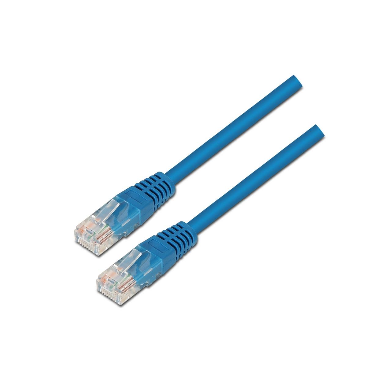 Cavo di Rete RJ45 Cat.6 UTP AWG24 Aisens - 1.0m - 10/100/1000 Mbit/s - Colore Blu