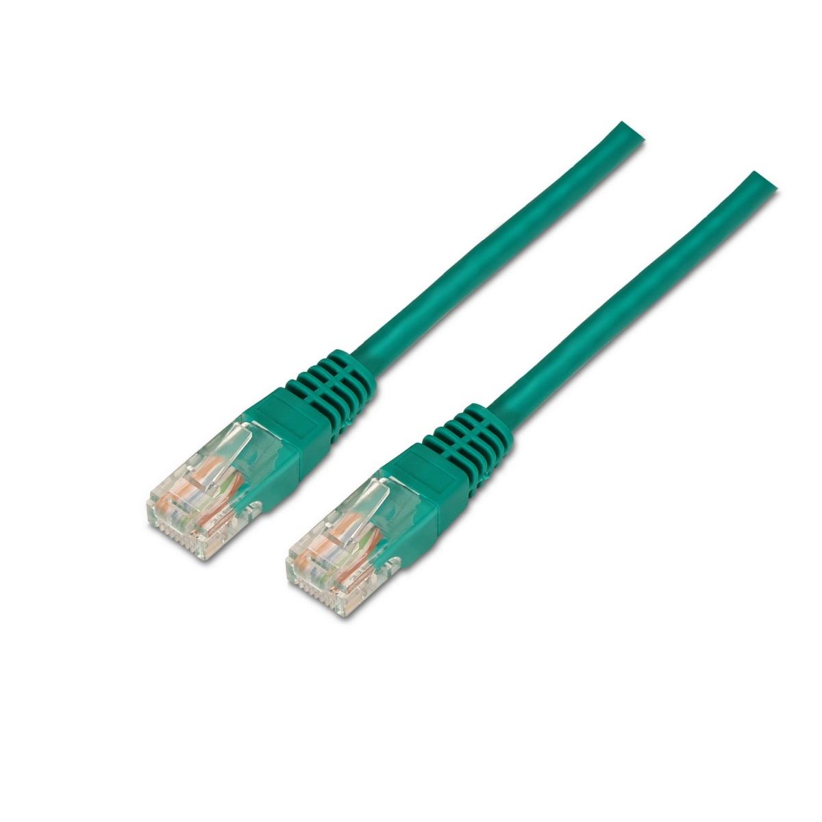 Cavo di Rete RJ45 Cat.6 UTP AWG24 Aisens - 1.0m - 10/100/1000 Mbit/s - Colore Verde
