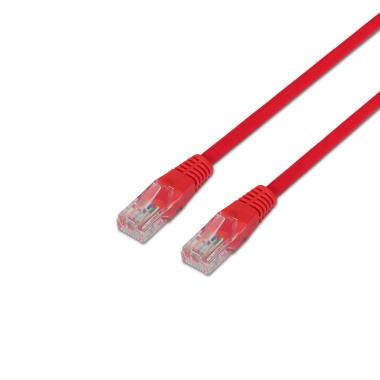 Cavo di Rete RJ45 Cat.6 UTP AWG24 Aisens - 1.0m - 10/100/1000 Mbit/s - Colore Rosso