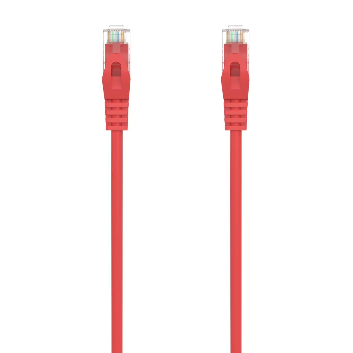 Cavo di Rete RJ45 LSZH CAT.6A 500 MHZ UTP AWG24 Aisens - 1.0m - Colore Rosso