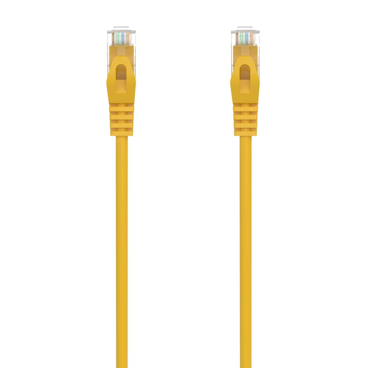Cavo di Rete RJ45 LSZH CAT.6A 500 MHZ UTP AWG24 Aisens - 1.0m - Colore Giallo