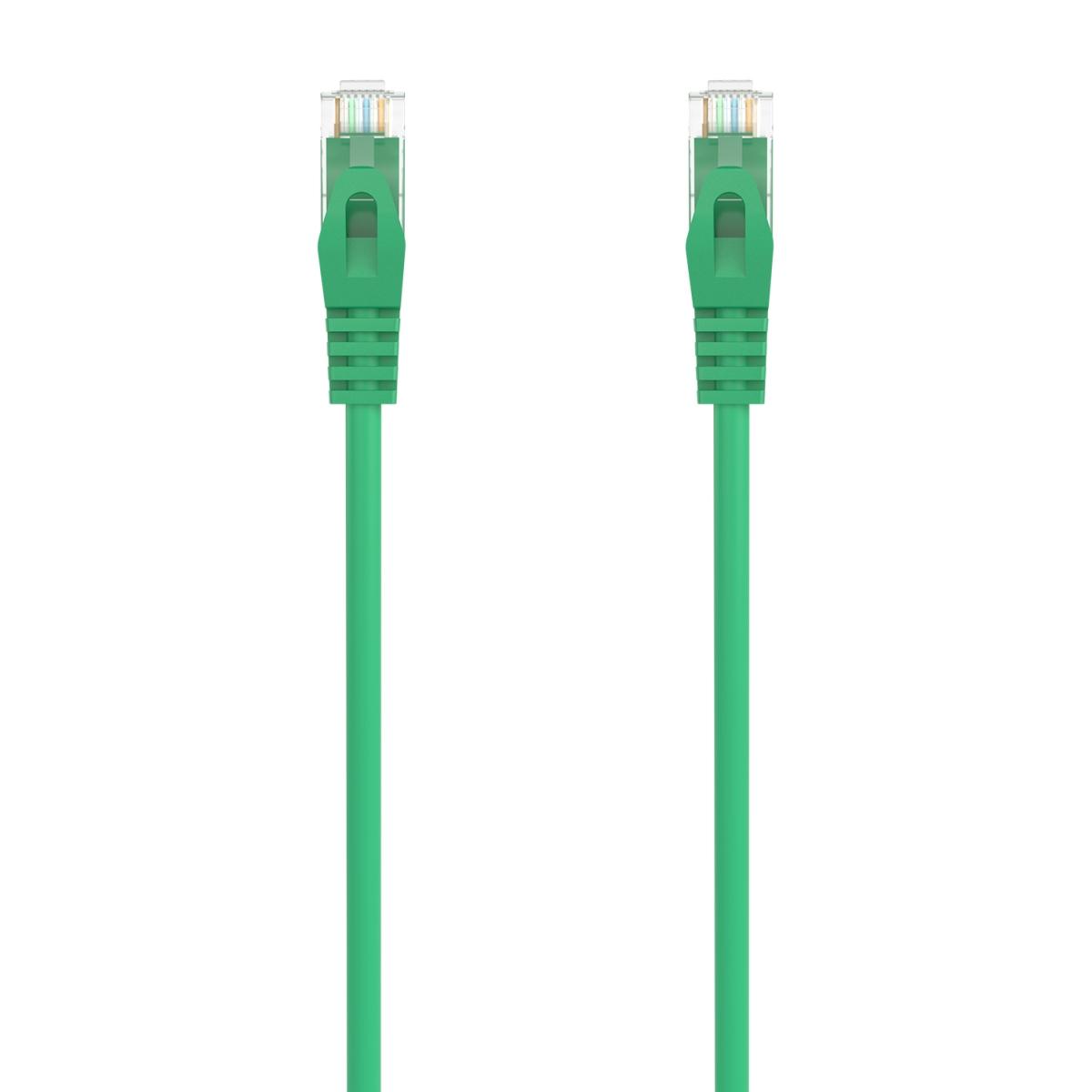 Cavo di Rete RJ45 LSZH CAT.6A 500 MHZ UTP AWG24 Aisens - 1.0m - Colore Verde