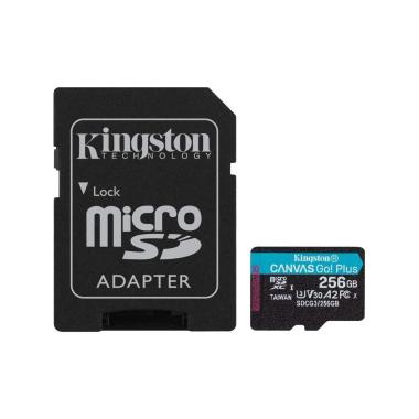 Scheda di Memoria SDXC Card 256GB UHS-I U3 V30 Classe 10 170MB/s Canvas Go Plus con adattatore