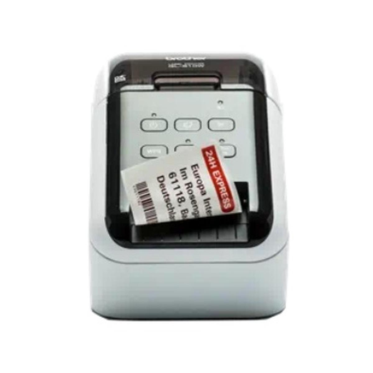Stampante BROTHER QL810WC etichette professionalI WiFi - 110 e/min - 300x600 dpi - Stampa in nero e rosso - Taglierina automatica