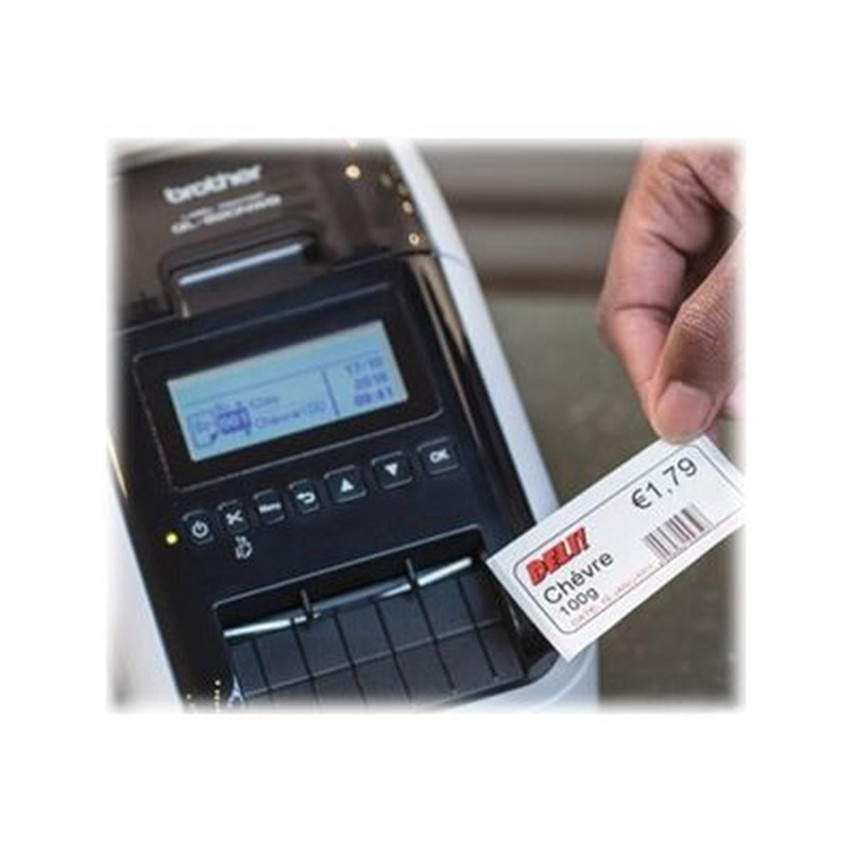 Stampante BROTHER QL820NWBC etichette professionalI WiFi - Bluetooth MFI - Stampa Nero/Rosso - Display LCD