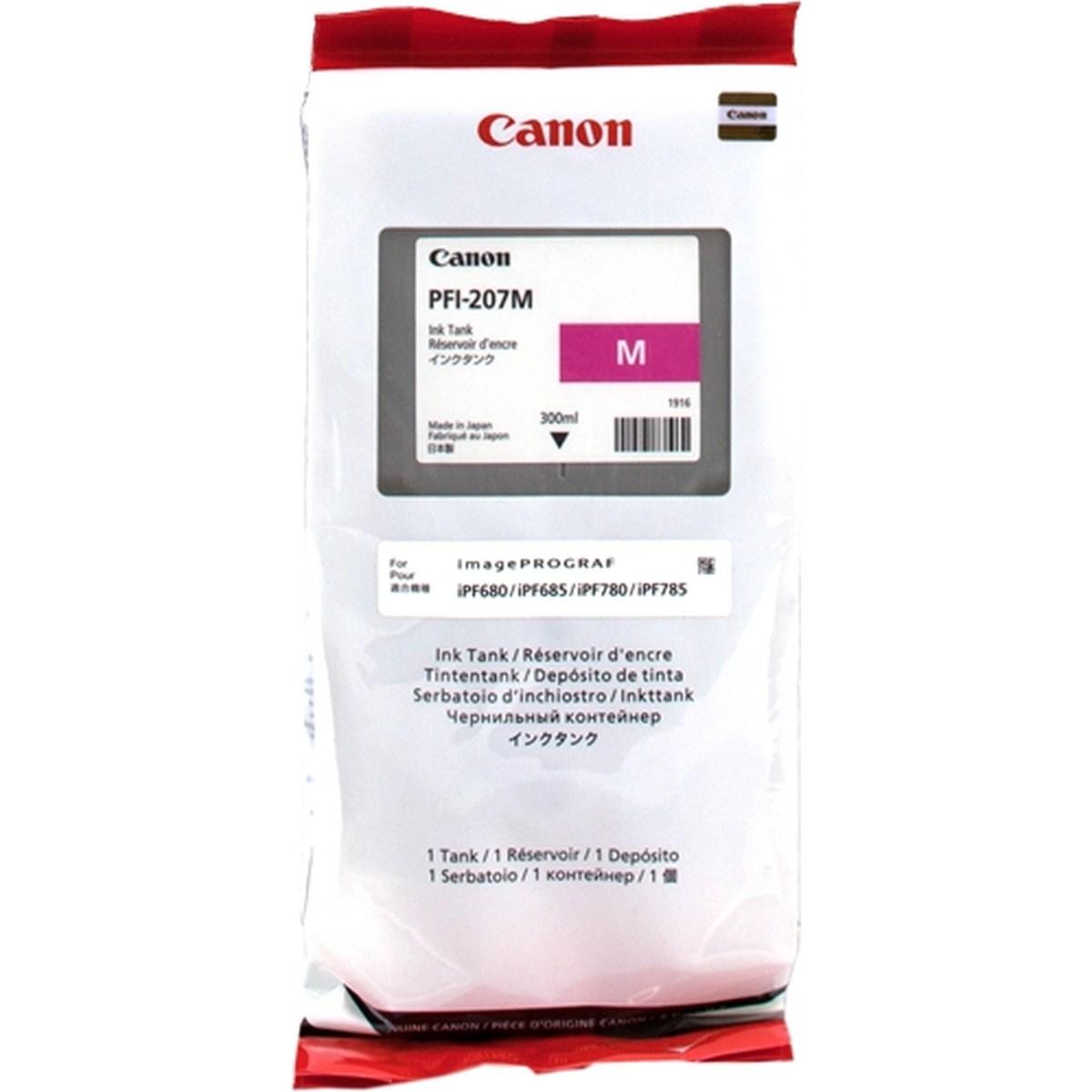 Cartuccia Originale (PFI-207M, 8791B001) CANON iPF780 (300ml) MAGENTA XL