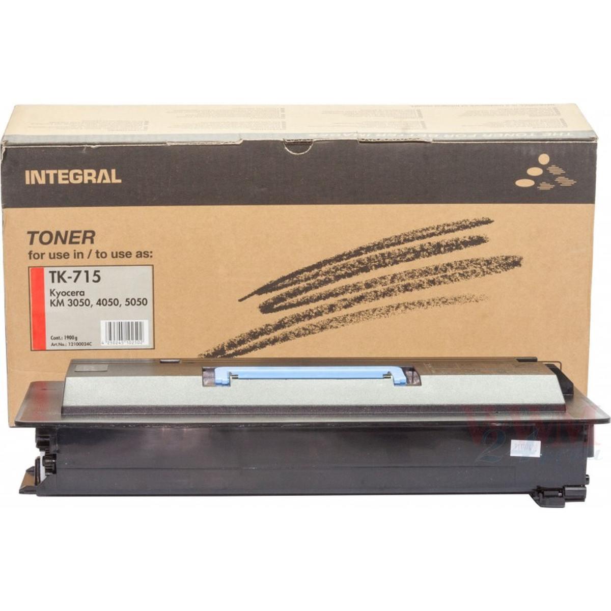 Toner Compatibile INTEGRAL (TK-715, 1T02GR0EU0) per KYOCERA KM3050 (34K)
