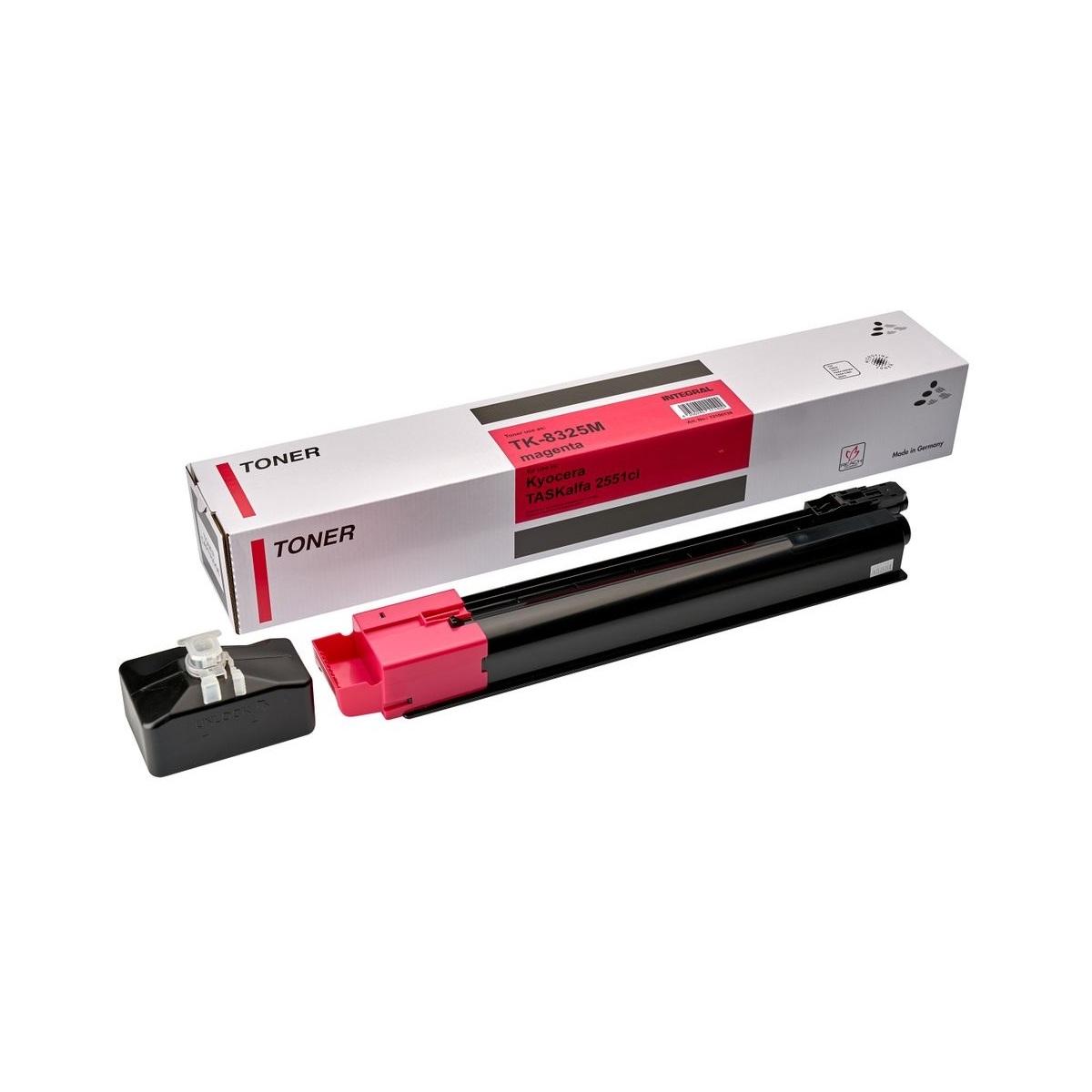 Toner Compatibile INTEGRAL (TK-8325M, 1T02NPBNL0) per KYOCERA 2551CI (12K) MAGENTA