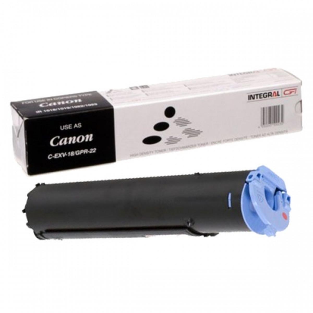 Toner Compatibile INTEGRAL (C-EXV18, GPR-22, 0386B002) per CANON IR1018 (8,4K)