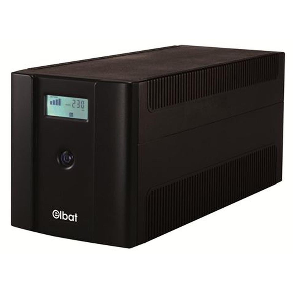 Gruppo di Continuità Elbat Delta UPS 1100VA USB - Display LCD - 4x Shuckos - Stabilizzatore AVR - Funzione Cold Start