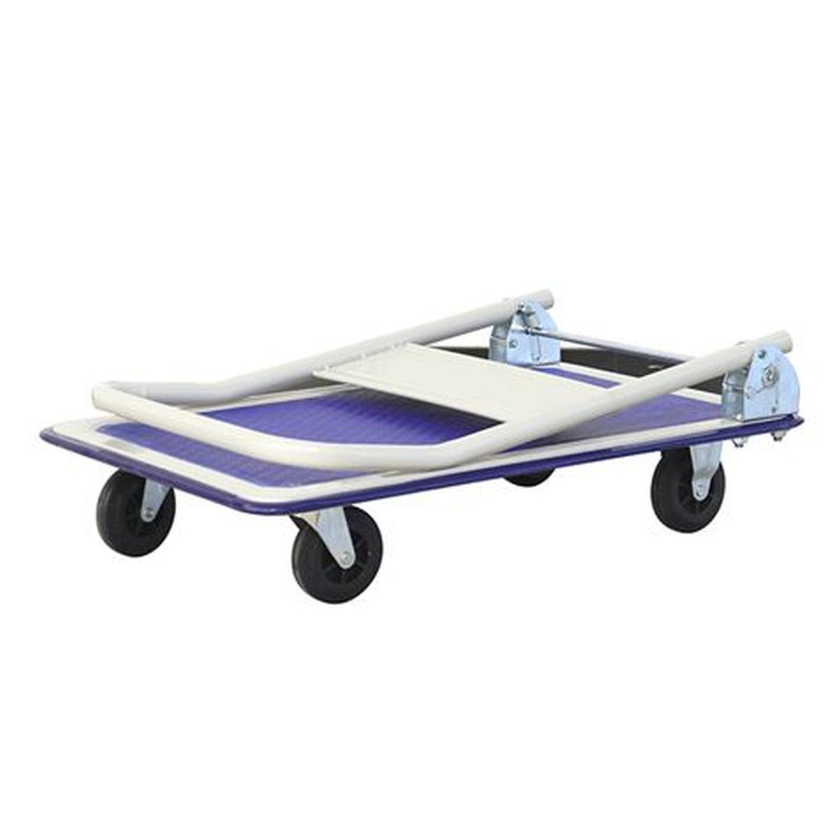 Carrello Pieghevole in Metallo Blim - Piattaforma 810x470x730mm - Peso Max. 150kg