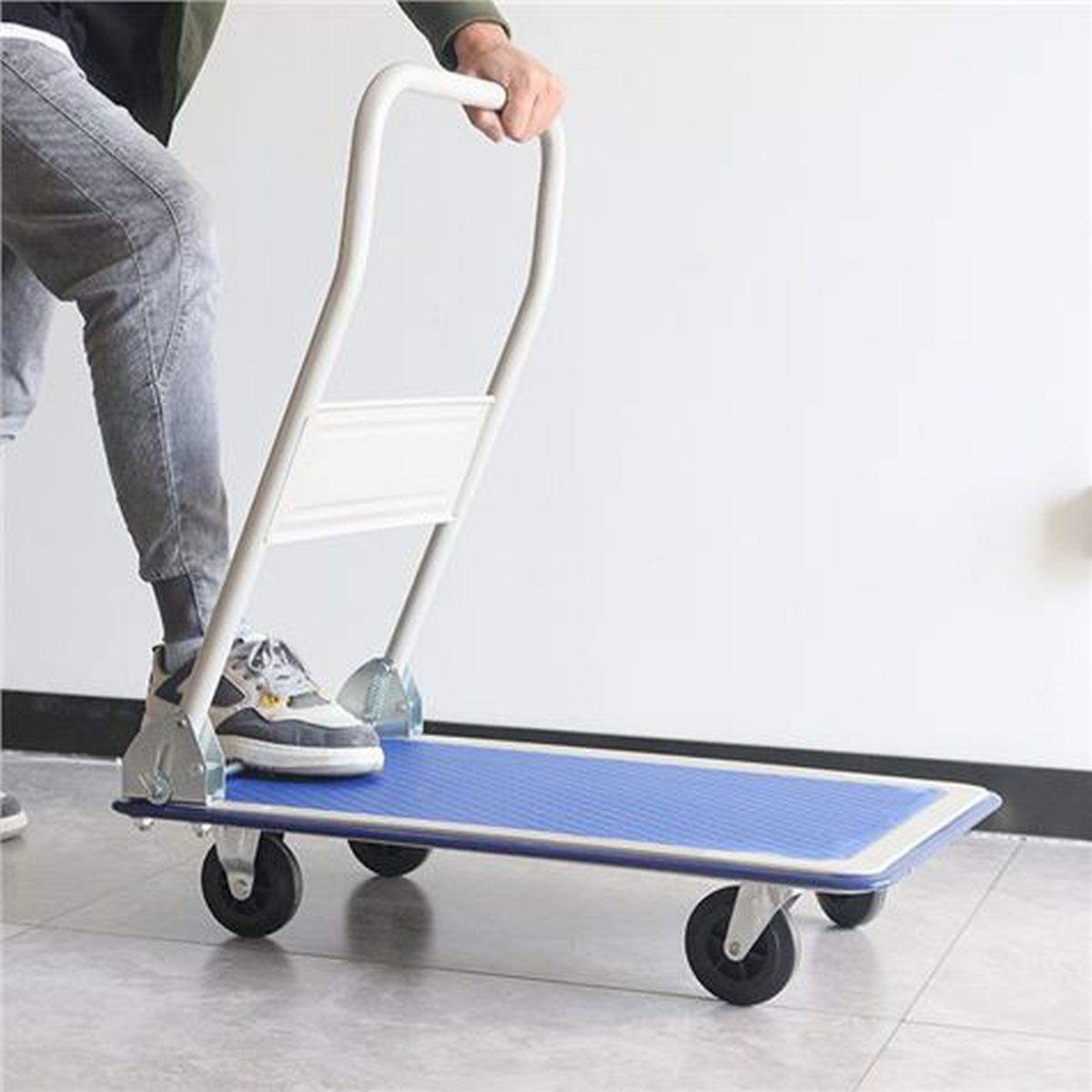 Carrello Pieghevole in Metallo Blim - Piattaforma 810x470x730mm - Peso Max. 150kg