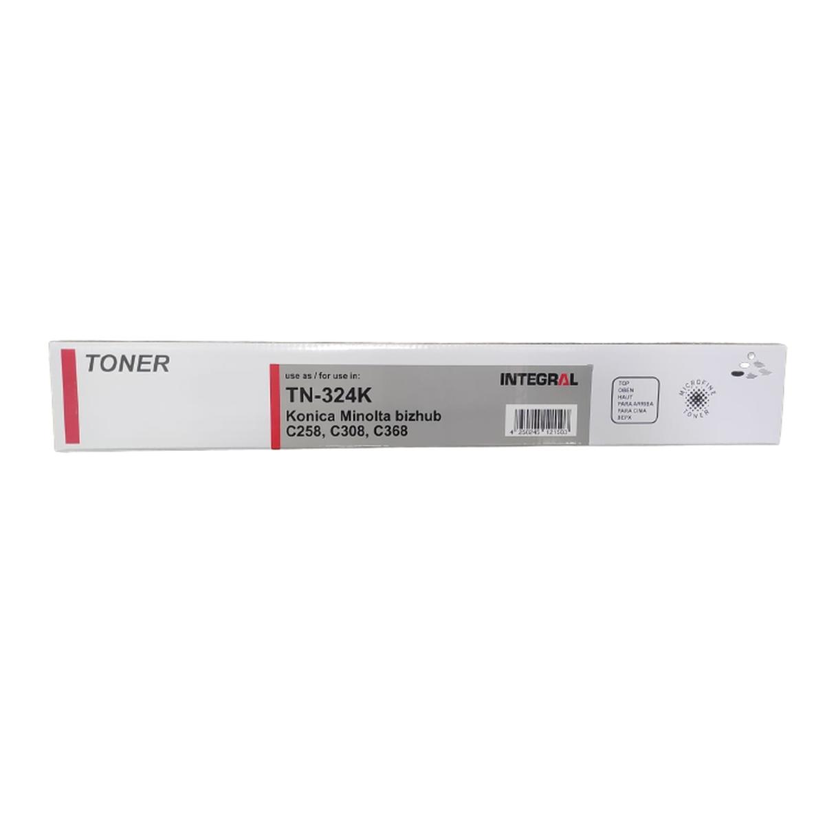 Toner Compatibile INTEGRAL (TN324K, A8DA150) per MINOLTA C258 (28K) NERO