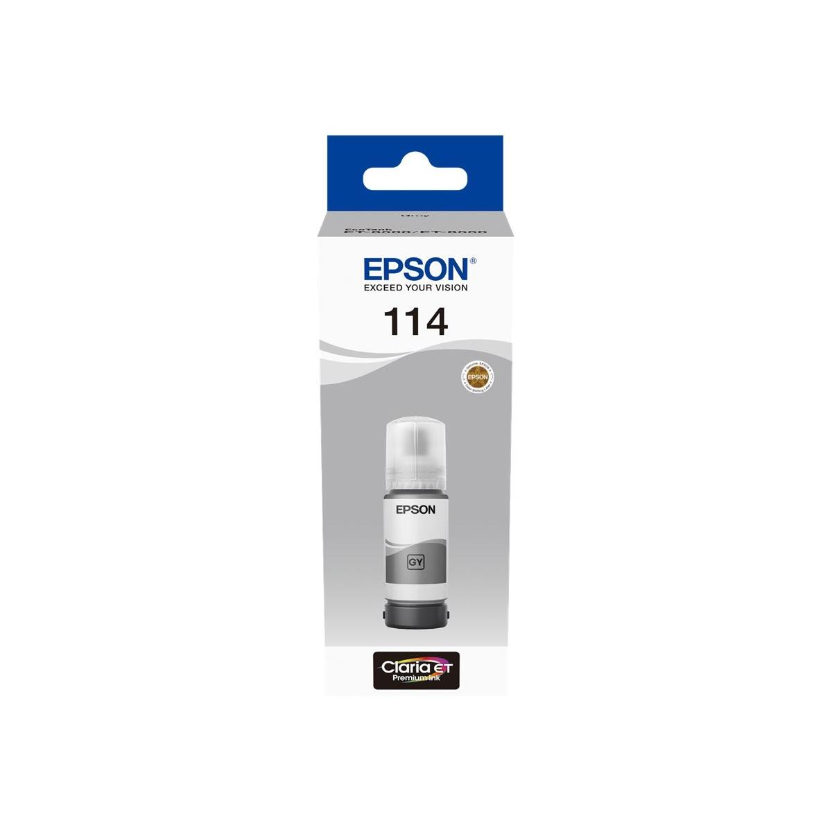 Inchiostro Originale (C13T07B540, 114) EPSON Ecotank ET-8550 (70ml) GRIGIO