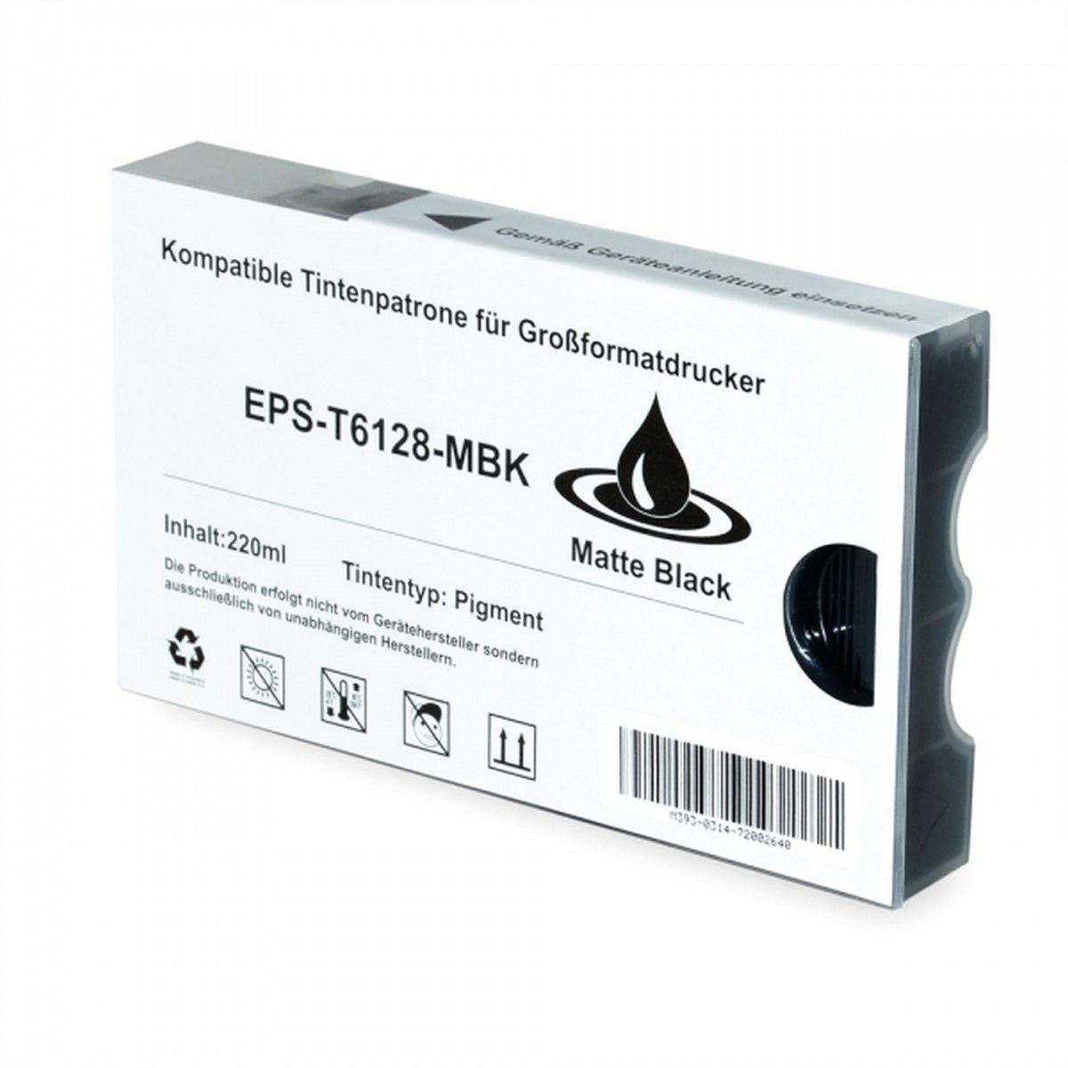 Cartuccia Plotter Compatibile (C13T612800, T6128) per EPSON 7400 - NERO OPACO