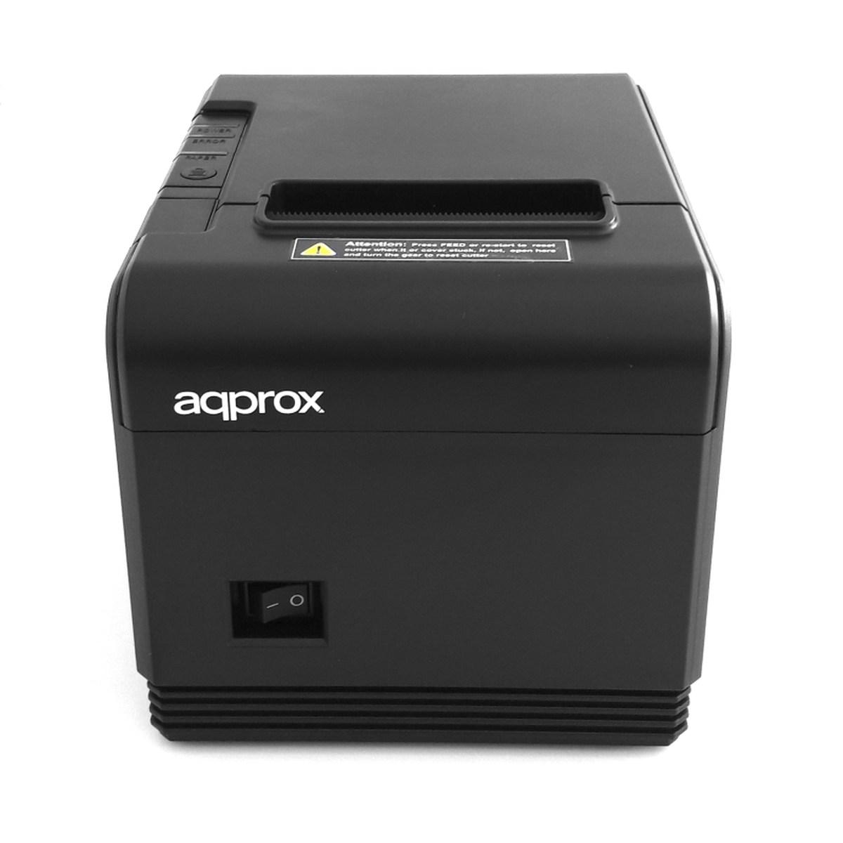 Stampante termica per ricevute Approx - Risoluzione 203 dpi - Velocità 300 mm/s - USB, RJ-45, RS232 e RJ11 - Taglio automatico e taglio manuale