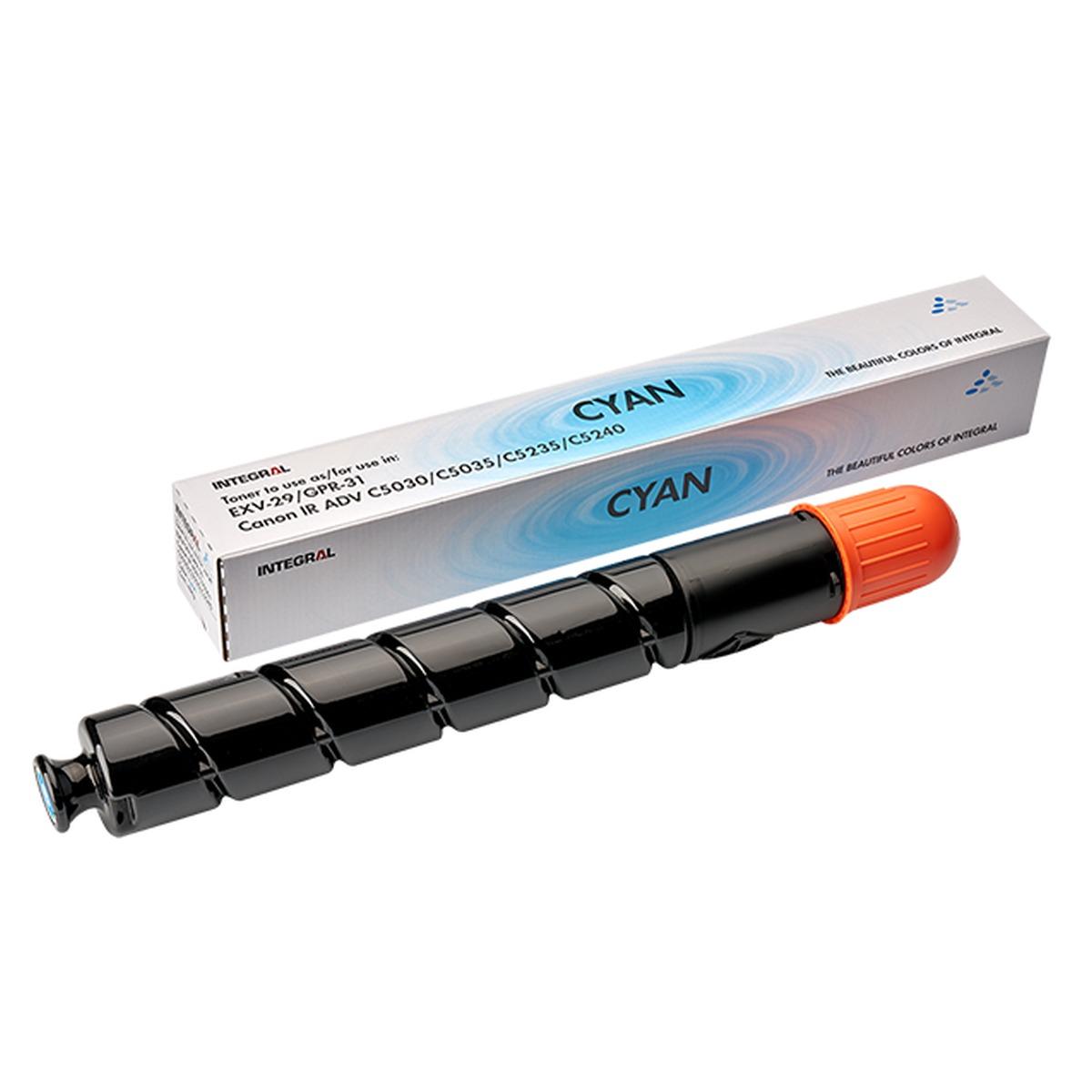 Toner Compatibile INTEGRAL (C-EXV29C) per CANON IRC5030 (27K) CIANO
