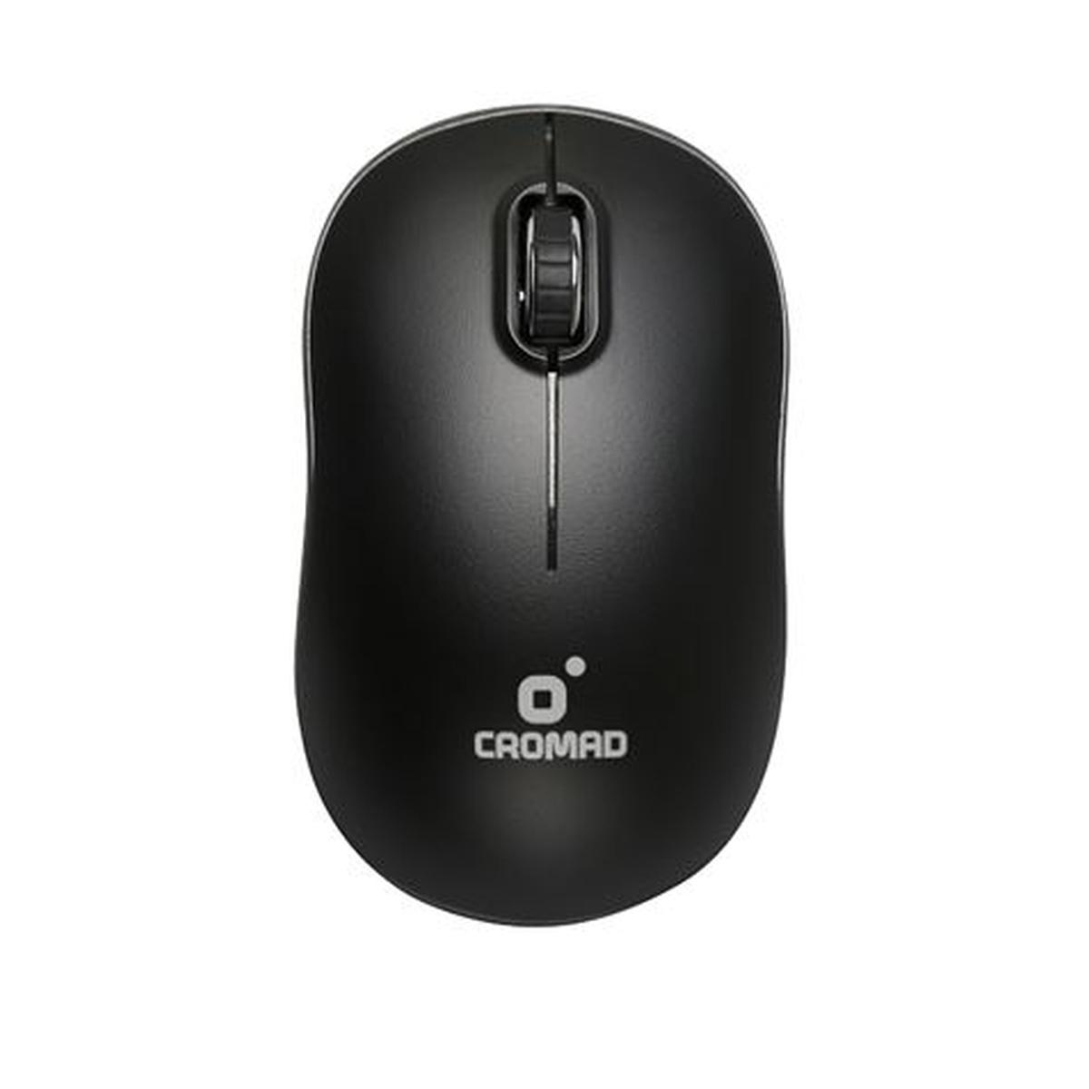 Mouse wireless USB Cromad X52 - 3 pulsanti - Nero