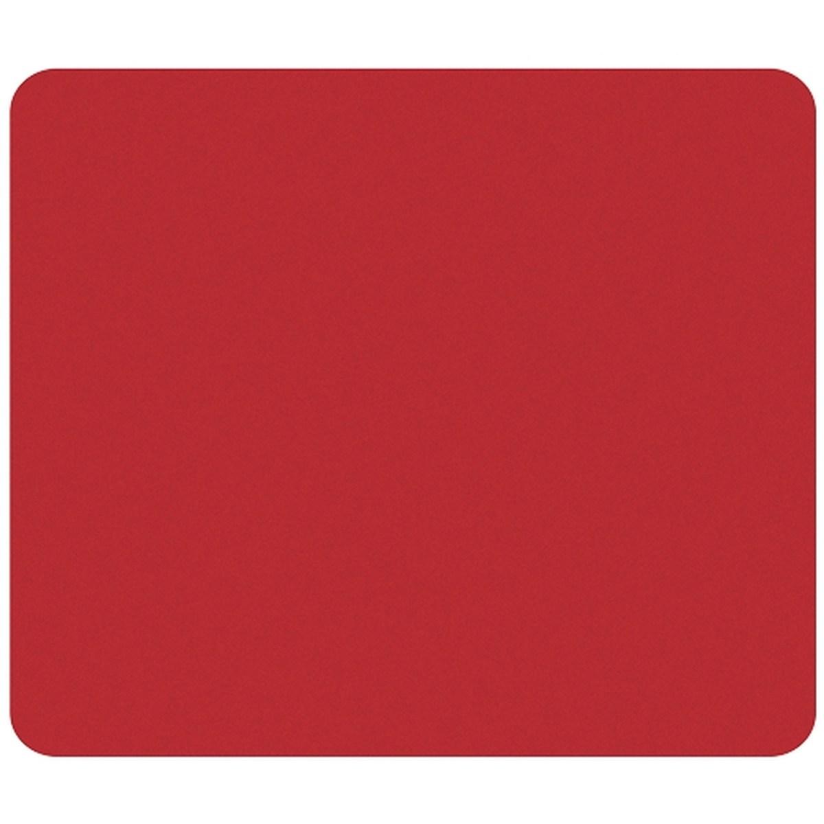Tappetino standard Fellowes - Superficie in poliestere e base in schiuma - 23x19 cm - Colore Rosso