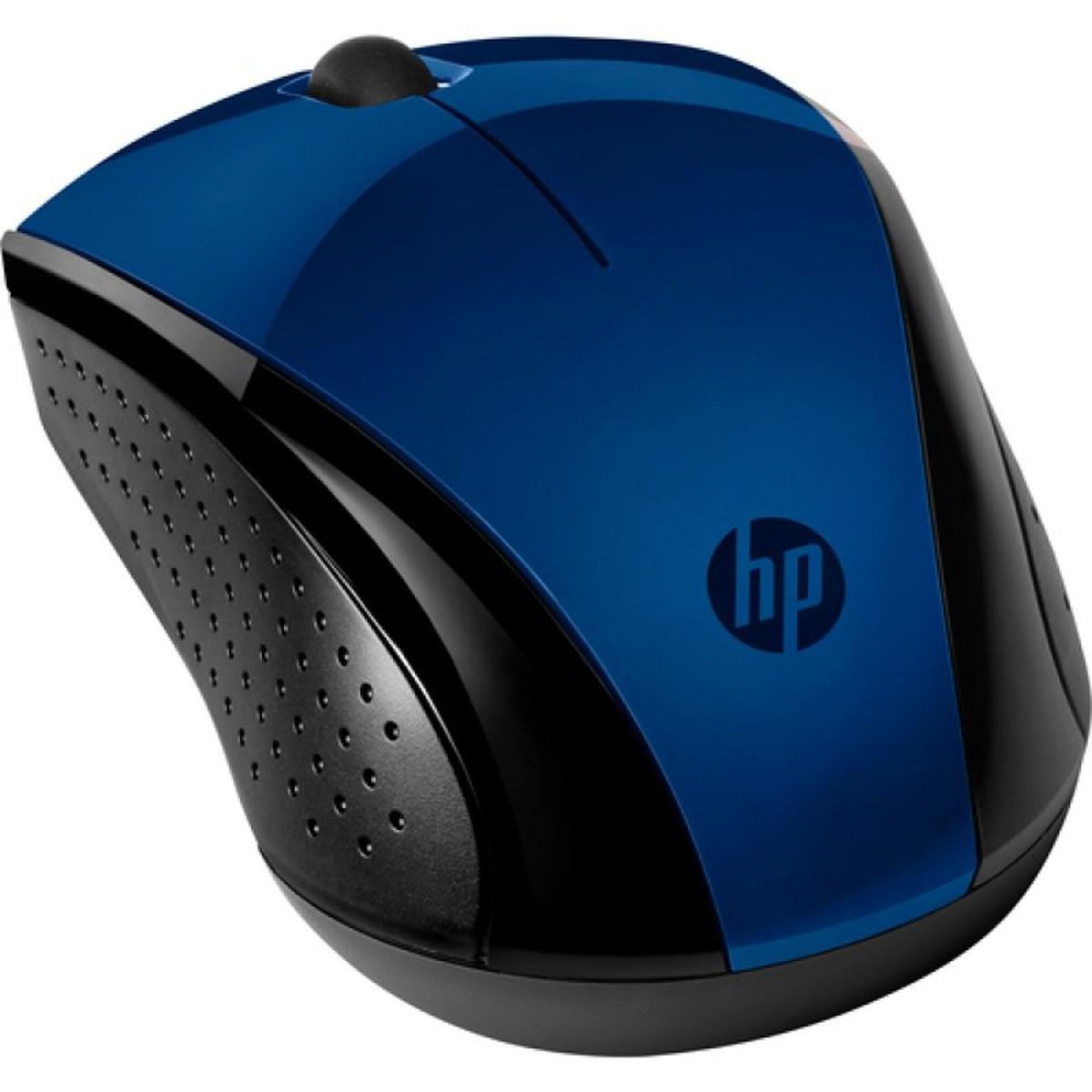Mouse wireless HP 220 1300 dpi - 3 pulsanti - Uso ambidestro - Colore blu