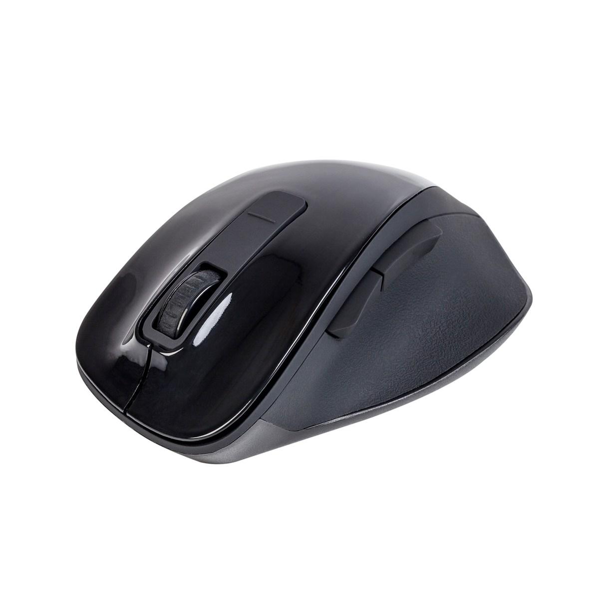 Mouse USB wireless NGS Bow 1600 dpi - 4 pulsanti - Utilizzo per destrimani - Colore nero