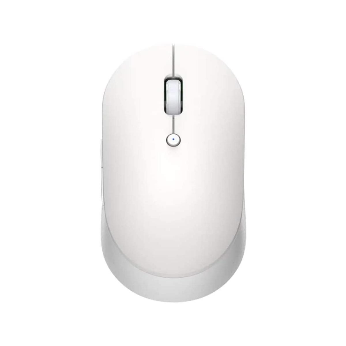 Mouse Wireless Xiaomi Mi Dual Mode Silent Edition USB/Bluetooth 1300 dpi - 5 Pulsanti - Silenzioso - Colore Bianco