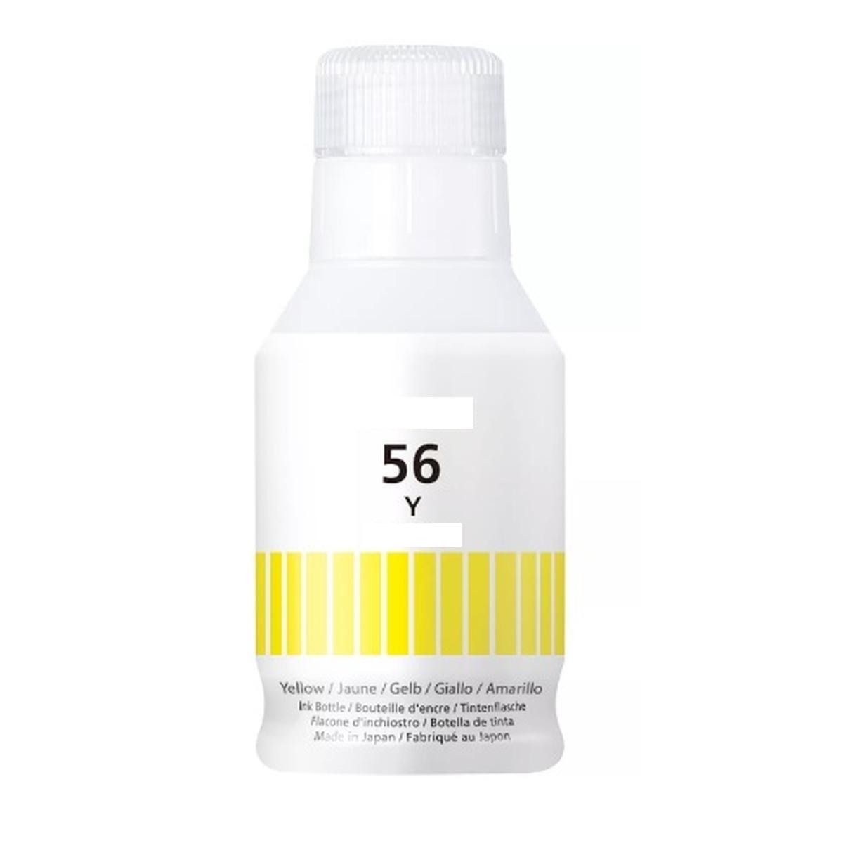 Inchiostro Compatibile (GI-56, GI-56Y, 4432C001) per CANON MAXIFY GX6050 (135ml) Giallo