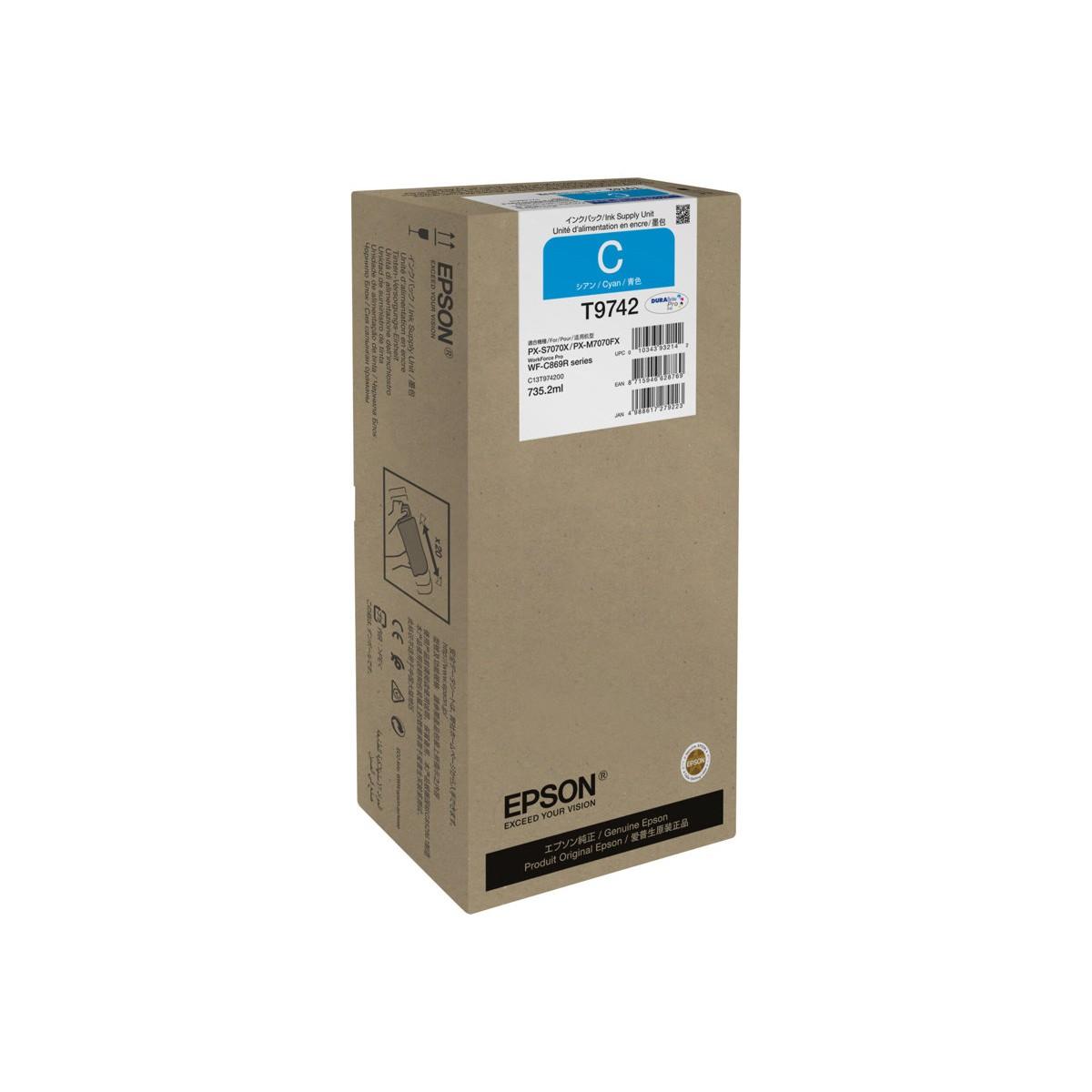 Cartuccia Originale (C13T974200, T9742) EPSON WF-C869RDTWF (84K) CIANO