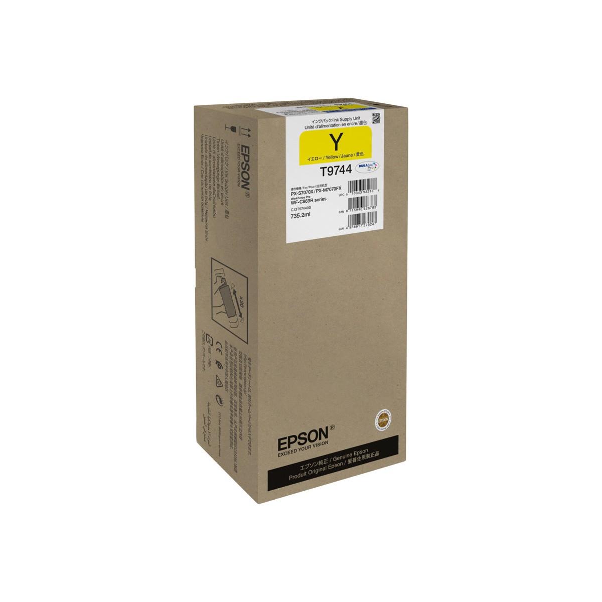 Cartuccia Originale (C13T974400, T9744) EPSON WF-C869RDTWF (84K) GIALLO