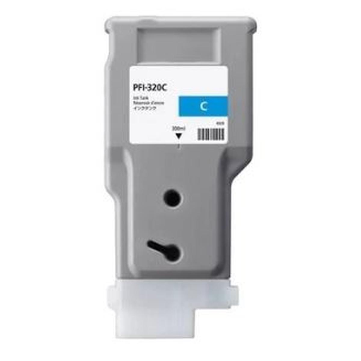 Cartuccia Compatibile (PFI-320C, 2891C001) per CANON TM-200 (300ml) CIANO