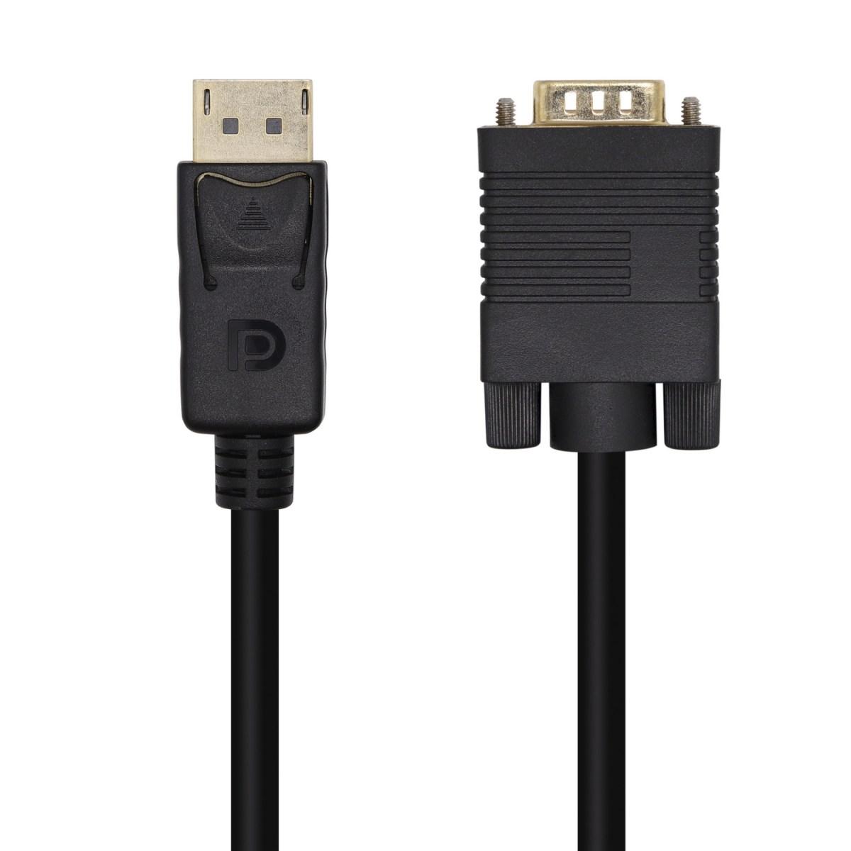 Cavo convertitore Displayport a VGA Aisens - DP/M-VGA/M - 3,0 m - Nero