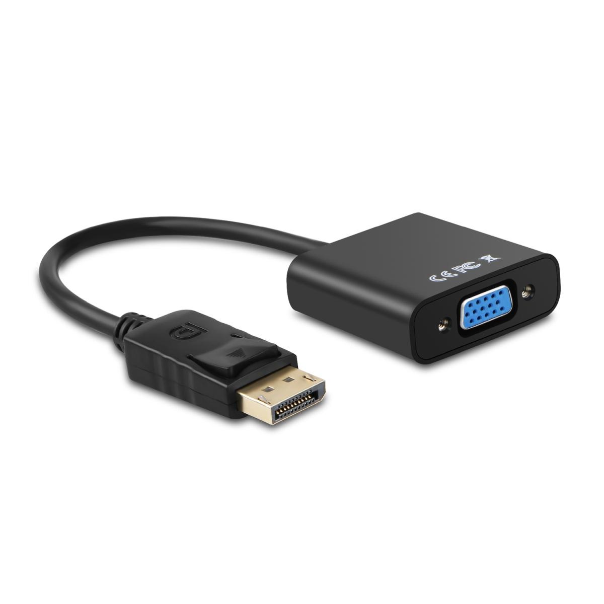Convertitore Aisens Displayport a SVGA - DP/M-SVGA/H - 15 cm - Nero
