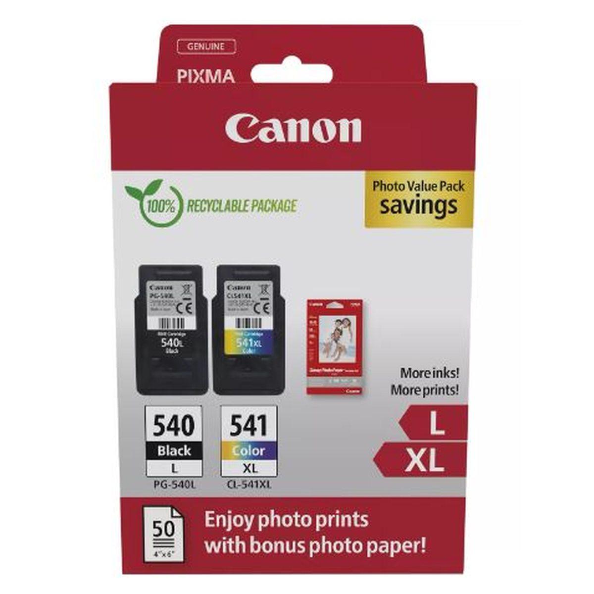 Multipack Originale (PG-540L + CL-541XL, 5224B012) CANON MG2150 + 50fg. carta foto