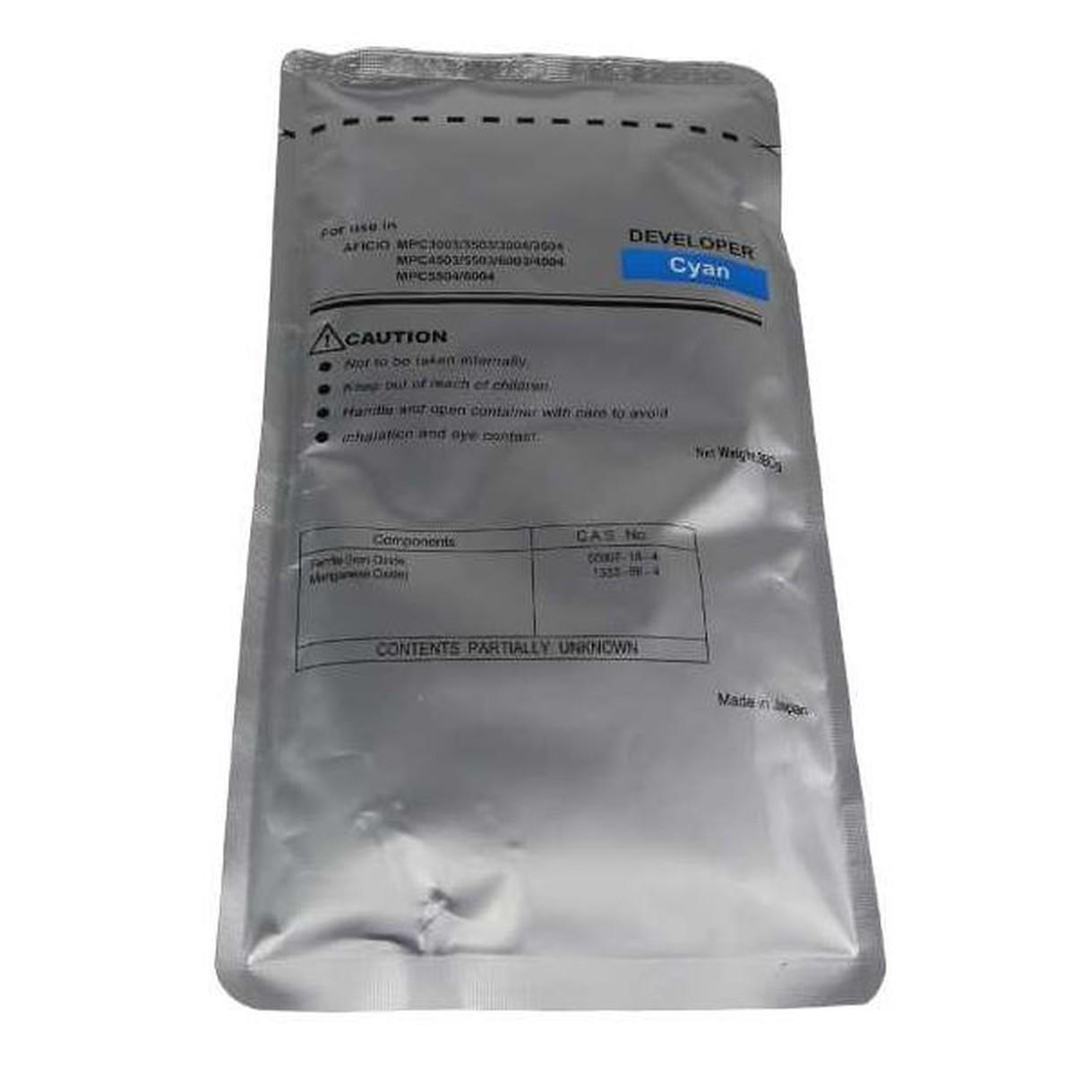 Developer Compatibile per RICOH MP C3003 (380gr) CIANO