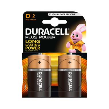 Duracell MN1300B2 batterie alcaline D LR20 1,5 V Plus Power (2 unit)
