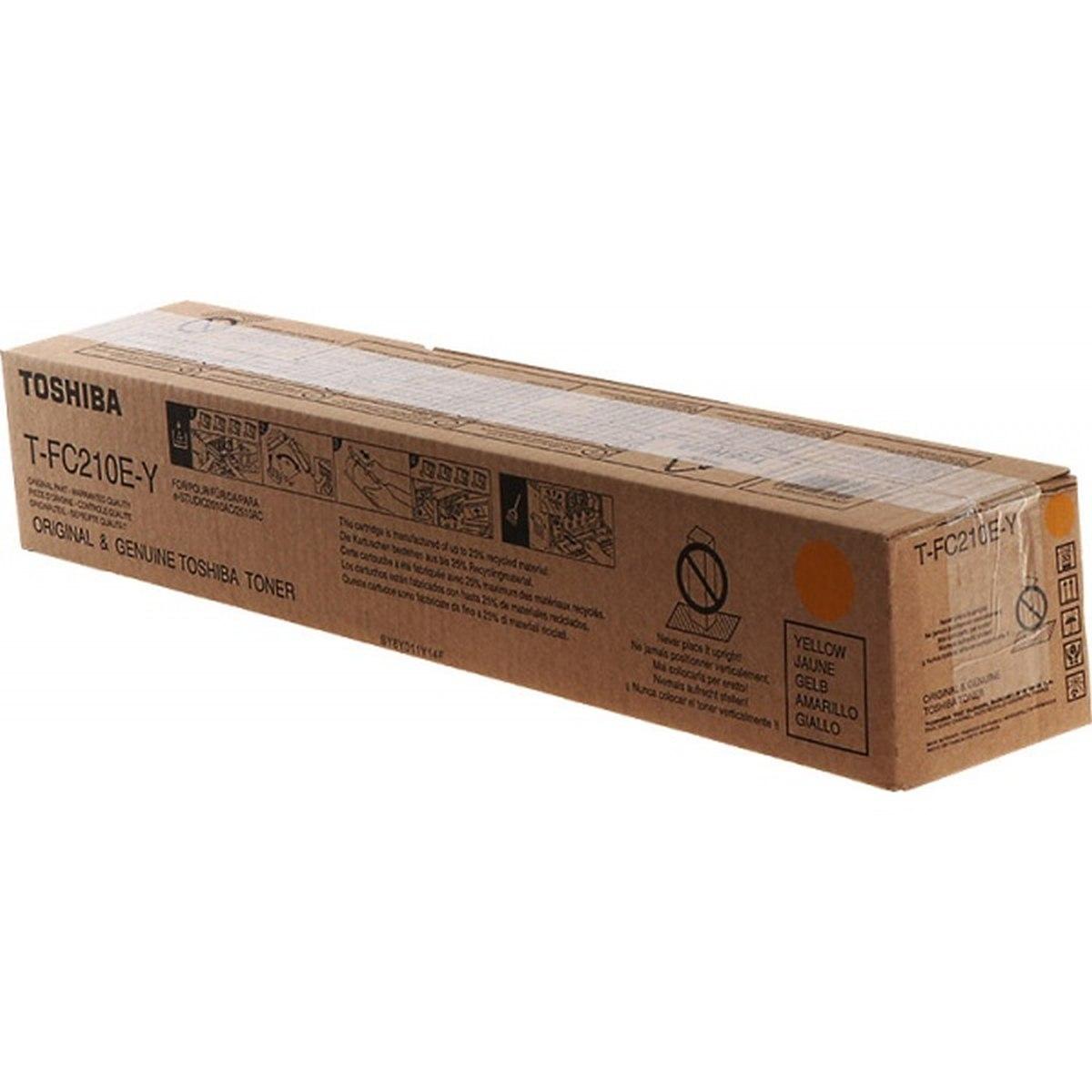 Toner Originale (T-FC210EY, 6AJ00000168) TOSHIBA e-Studio 2010AC (33,6K) GIALLO