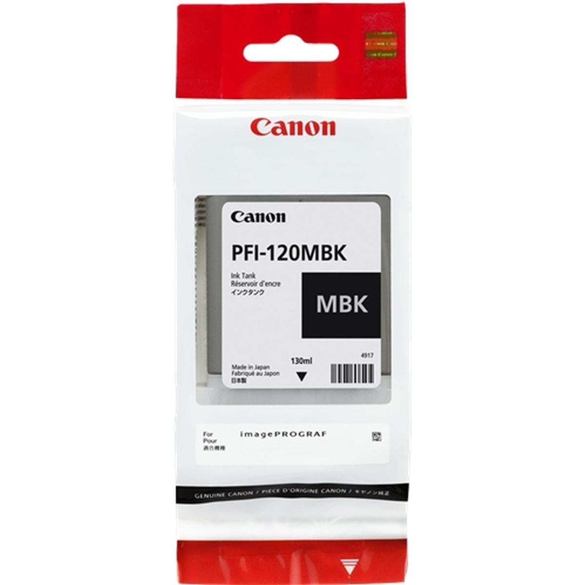 Cartuccia Originale (PFI-120MBK, 2884C001) CANON TM-200 | NERO MATTE
