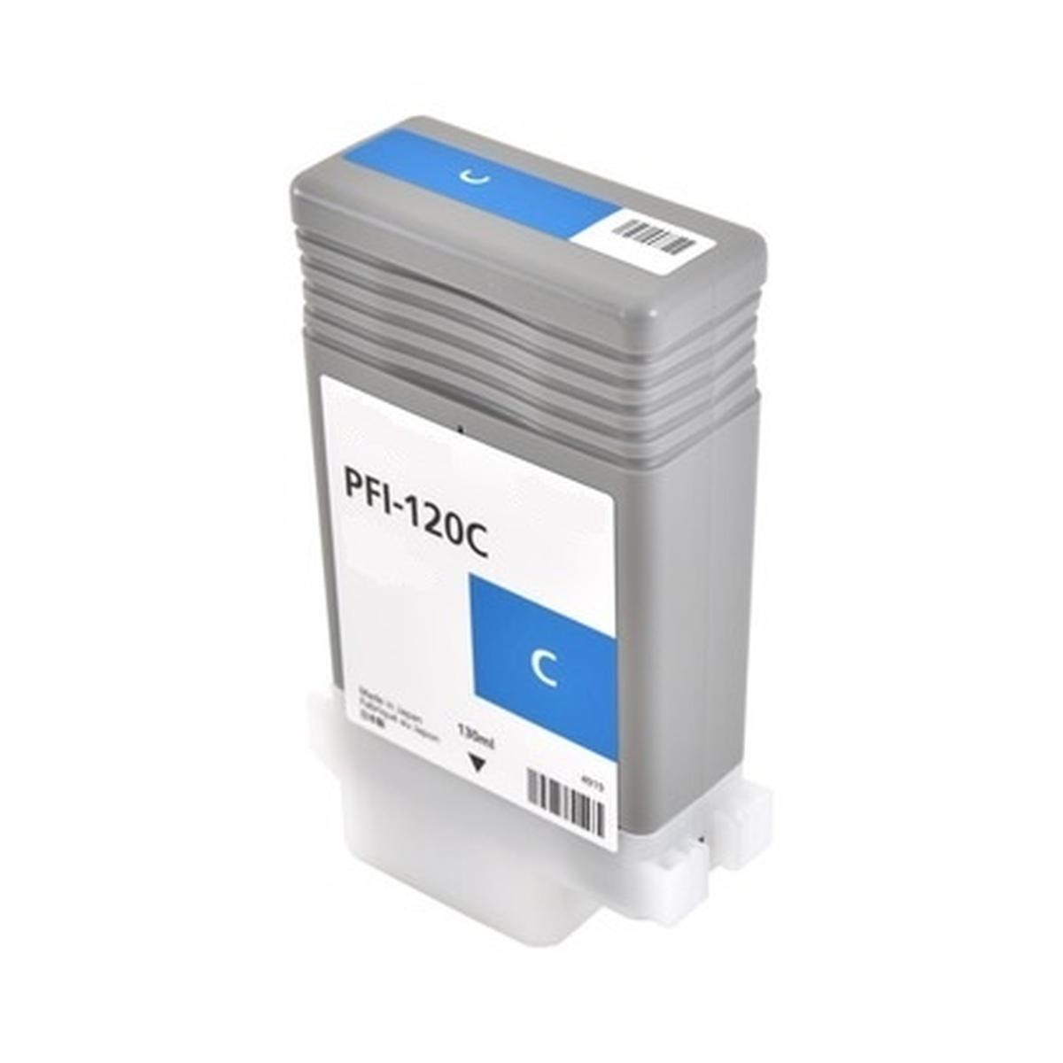 Cartuccia Compatibile (PFI-120C, 2886C001) per CANON TM-200 (130ml) CIANO