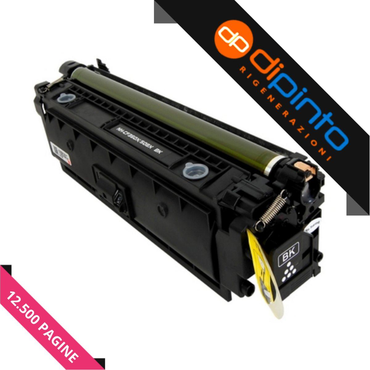 Toner Compatibile (CF360X, 040HBK, 0461C001) per HP LaserJet Enterprise M552dn (12,5K) NERO XL