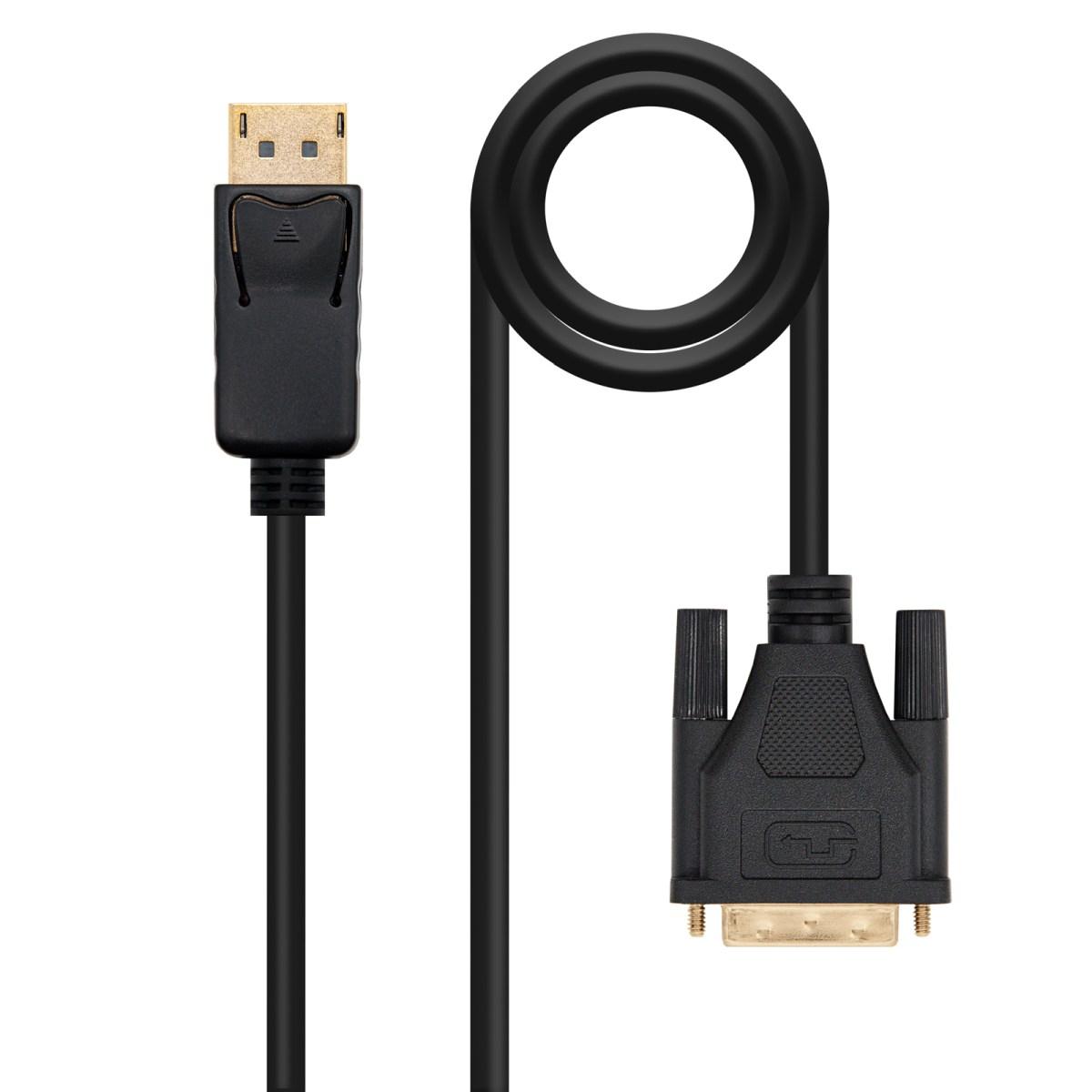 Cavo convertitore Nanocable Displayport/MA Dvi/M - 1,0 m - Colore nero
