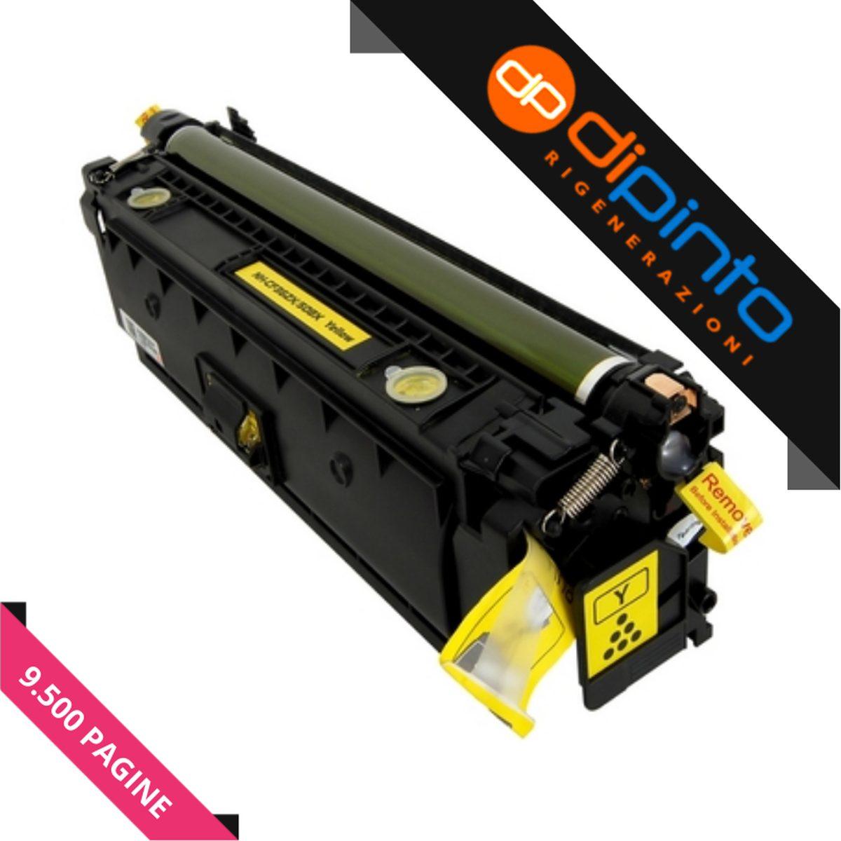 Toner Compatibile (CF362X, 040HY, 0455C001) per HP LaserJet Enterprise M552dn (10K) GIALLO XL