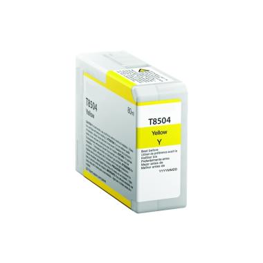 Cartuccia Plotter Compatibile (C13T850400, T8504) per Epson SureColor SC-P800 (80ml) GIALLO