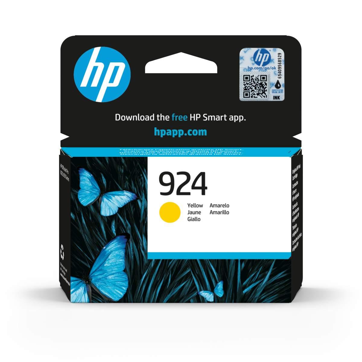 Cartuccia Originale (4K0U5NE, 924) HP Officejet Pro 8122e All-in-One (0,4K) GIALLO